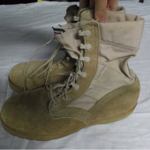 ALTAMA HOT WEATHER VENTED TAN VIBRAM SOLES sz10R COMBAT BOOTS SS 8137 main image 11